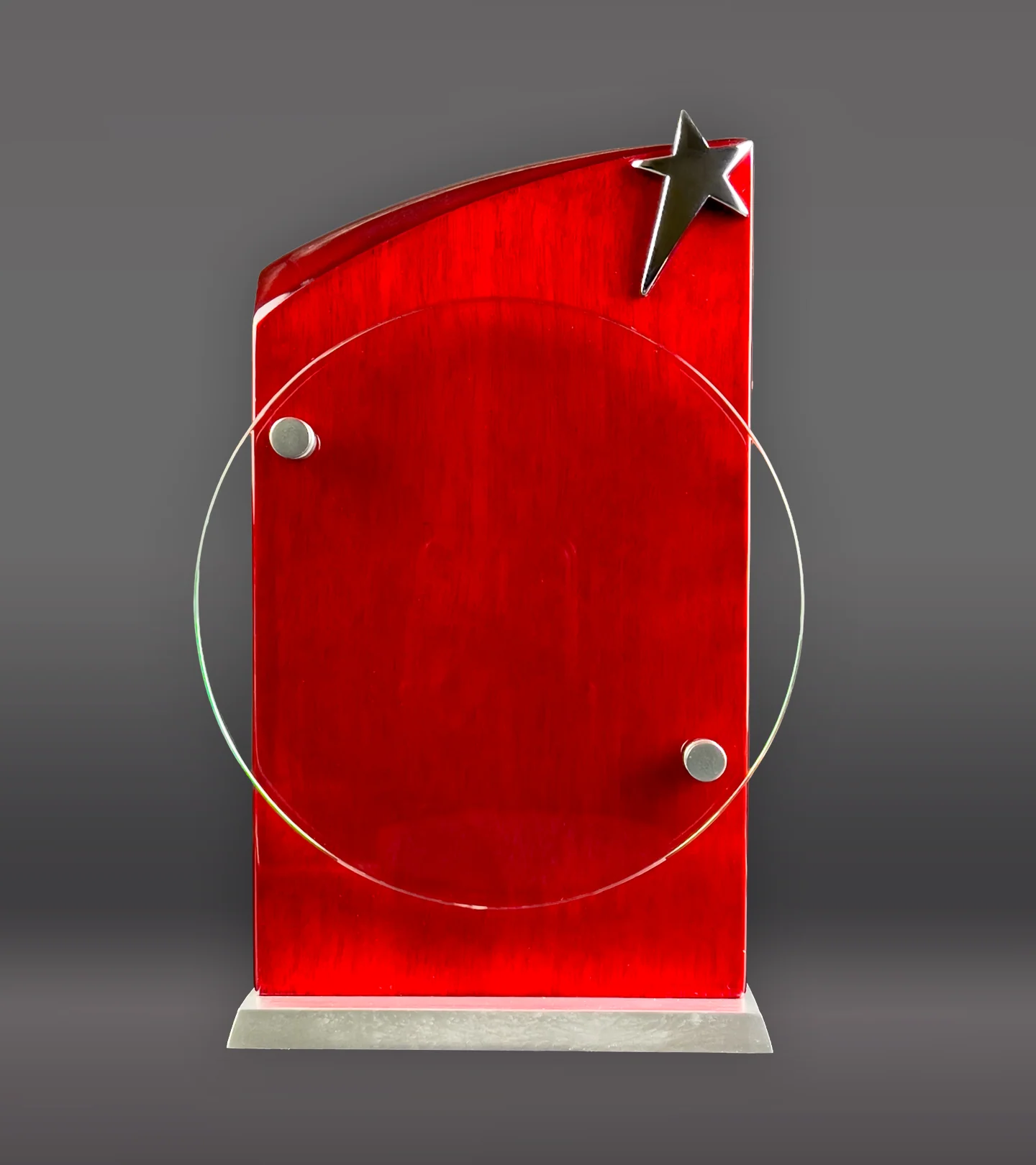 Rosewood Circle Glass Stand Award - Image 2