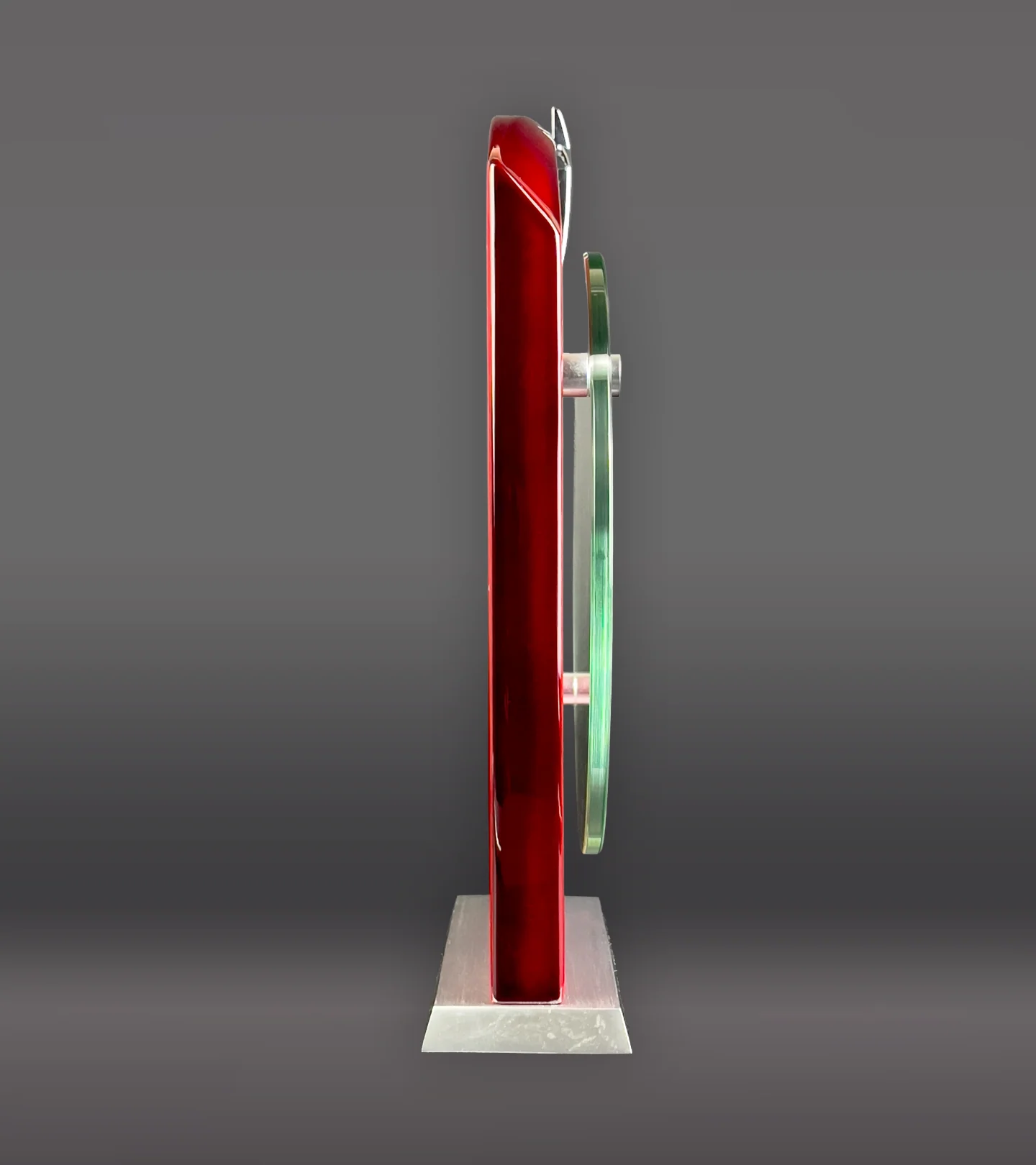 Rosewood Circle Glass Stand Award - Image 3