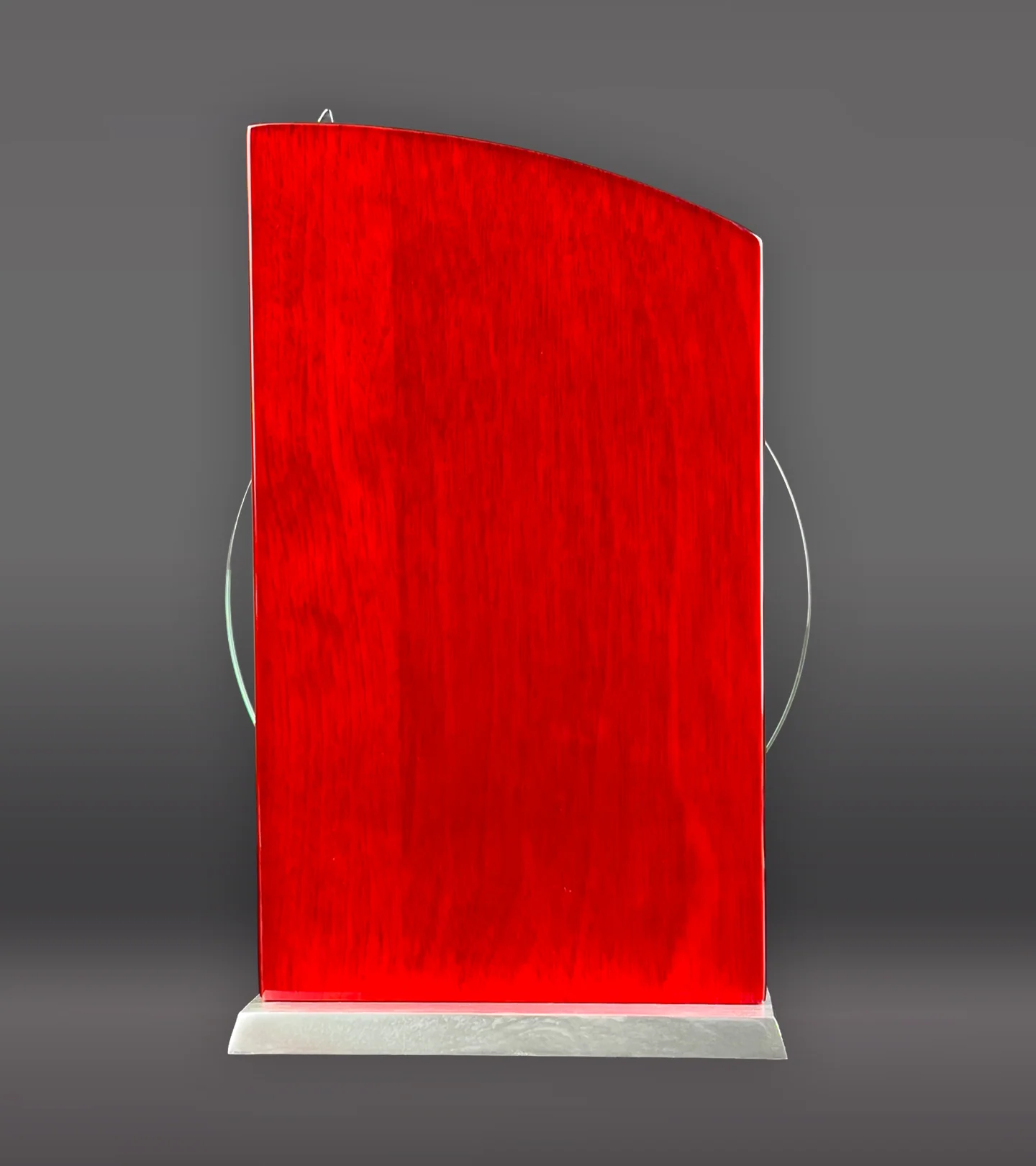 Rosewood Circle Glass Stand Award - Image 4