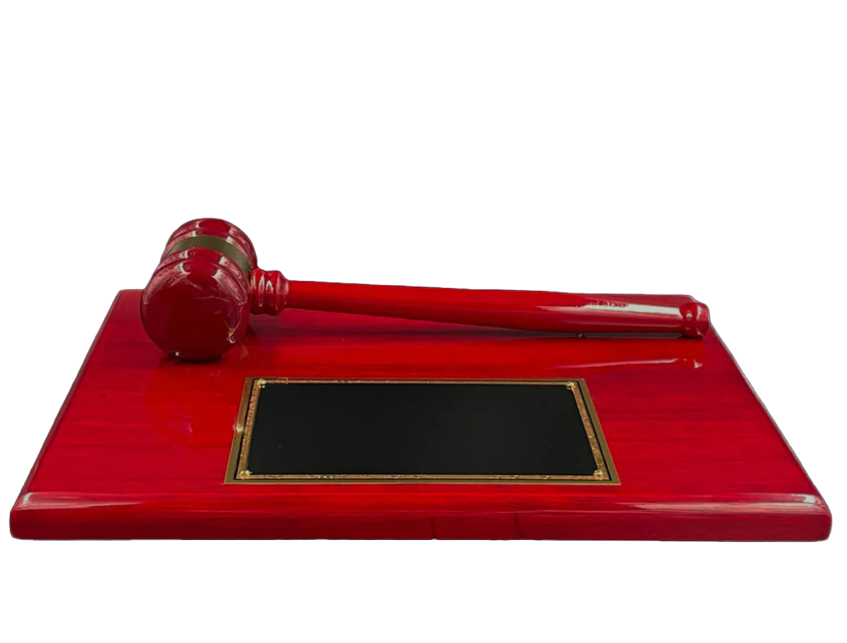 Rosewood Gavel Plaque - Image 2