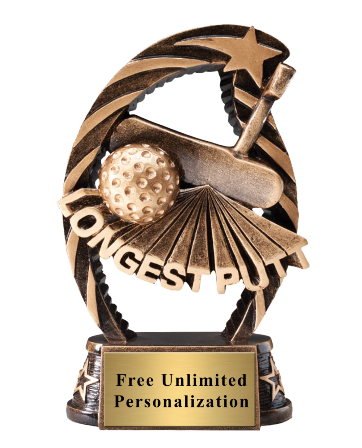 Running Star Longest Putt Trophy