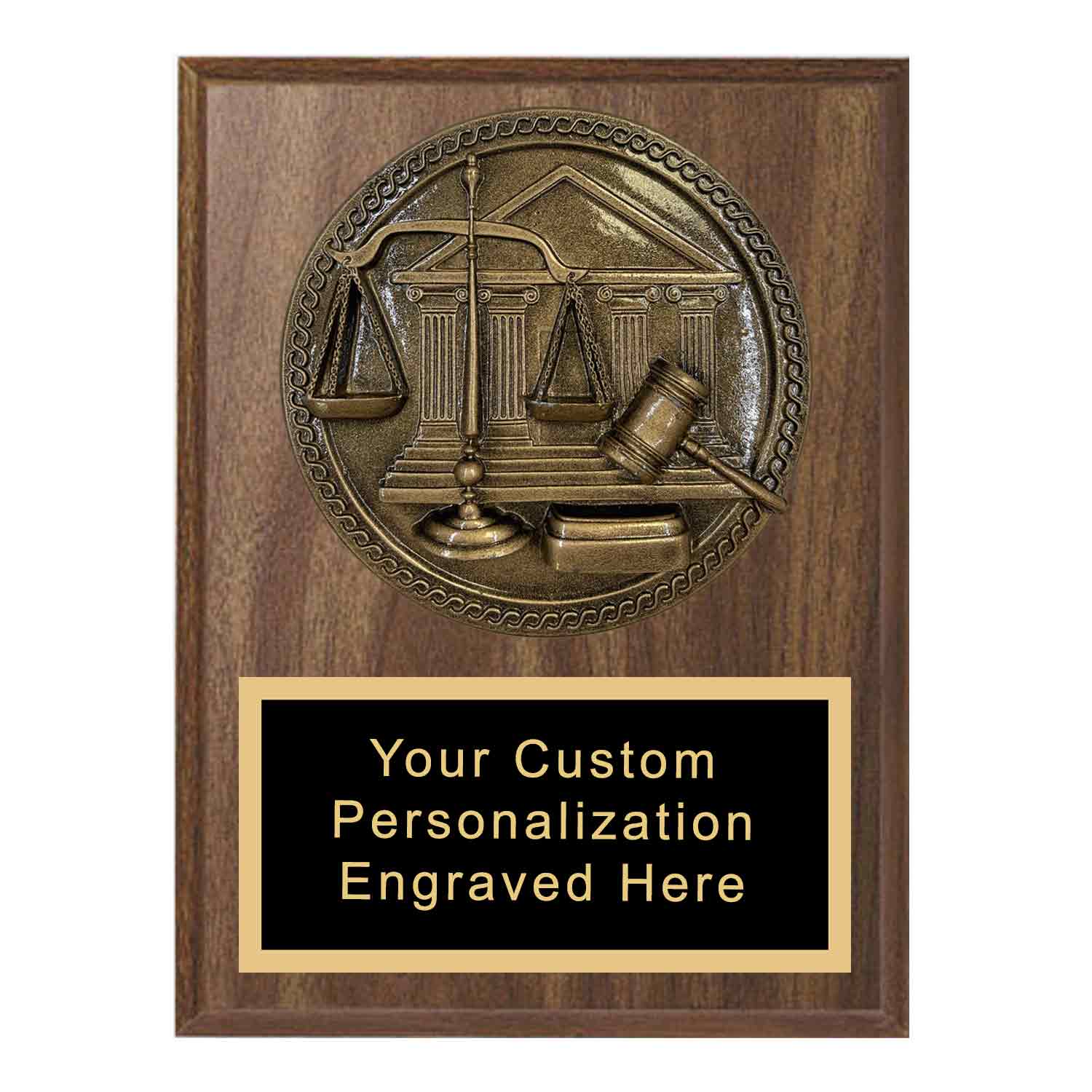 Scales of Justice Plaque Mount - Image 2