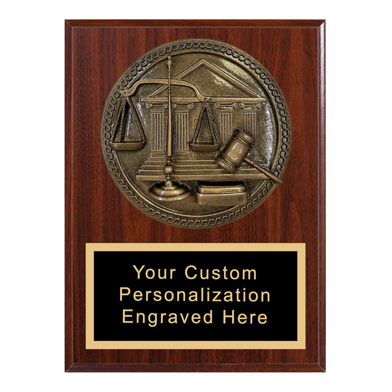 Scales of Justice Plaque Mount - Image 3