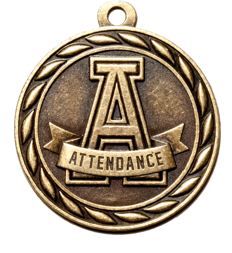 Scholastic Attendance Medal