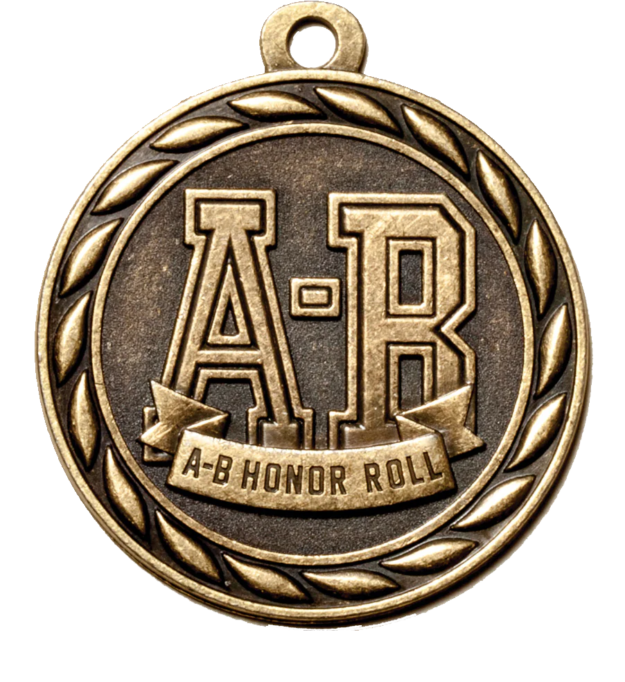 Scholastic AB Honor Roll Medal
