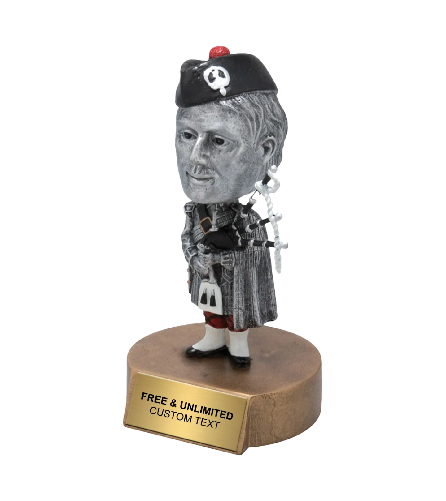 Scotsman Bobblehead Mascot Trophy
