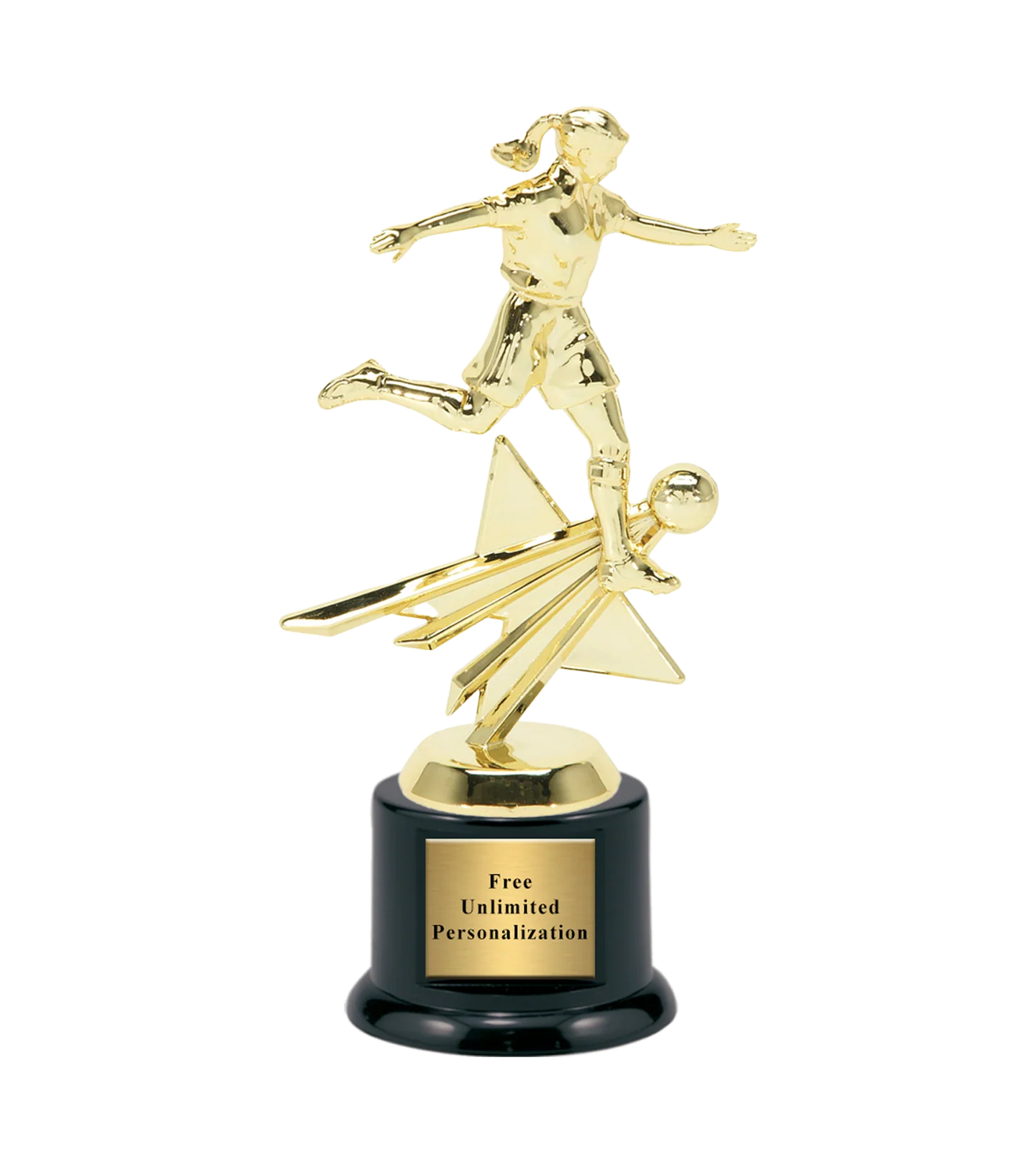 Shining Star Soccer Trophy - Female