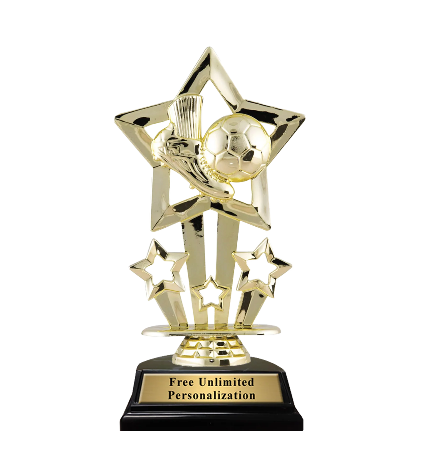 Shooting Star Soccer Trophy