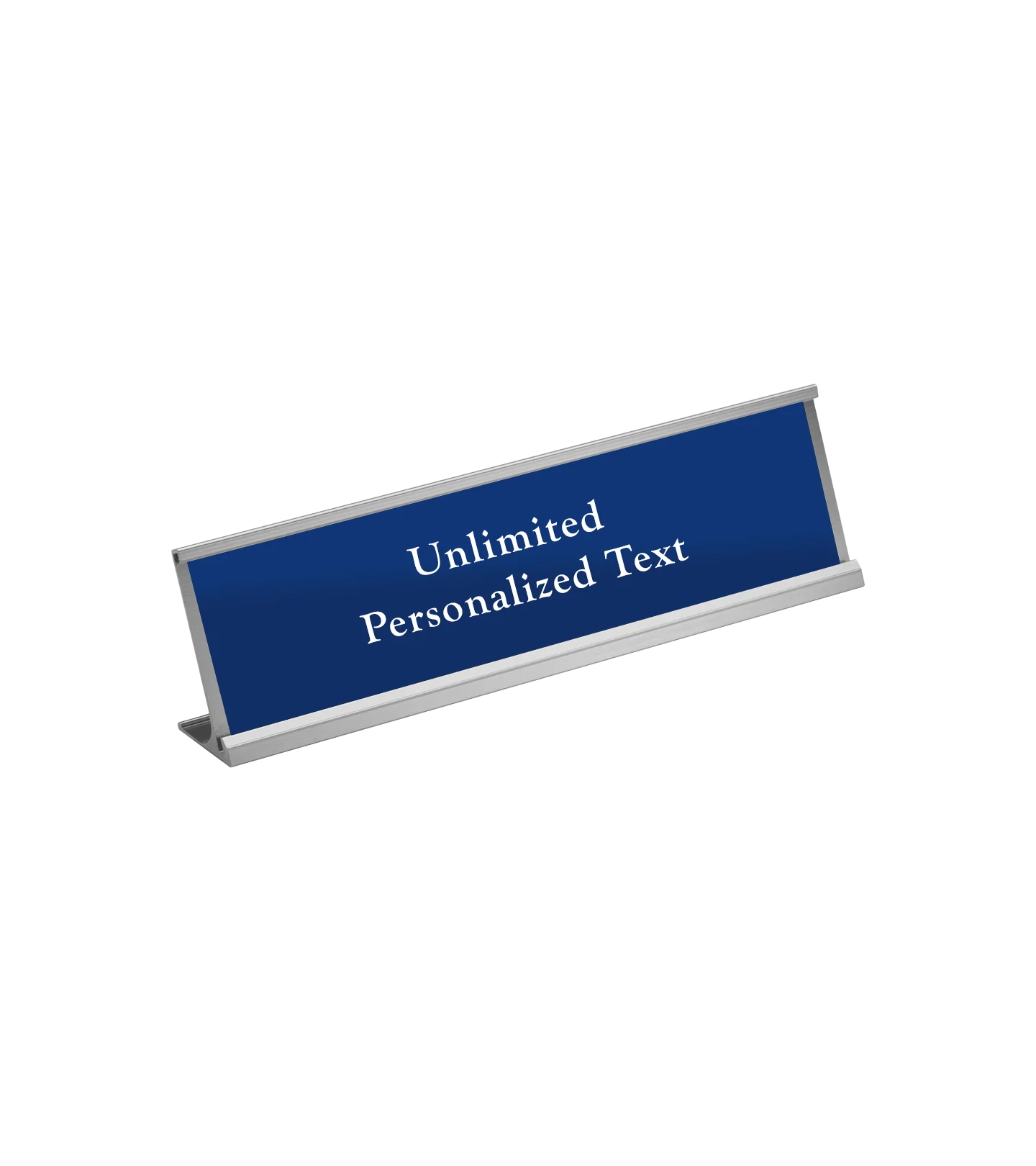 Silver Desk Name Plate Holder - Image 10