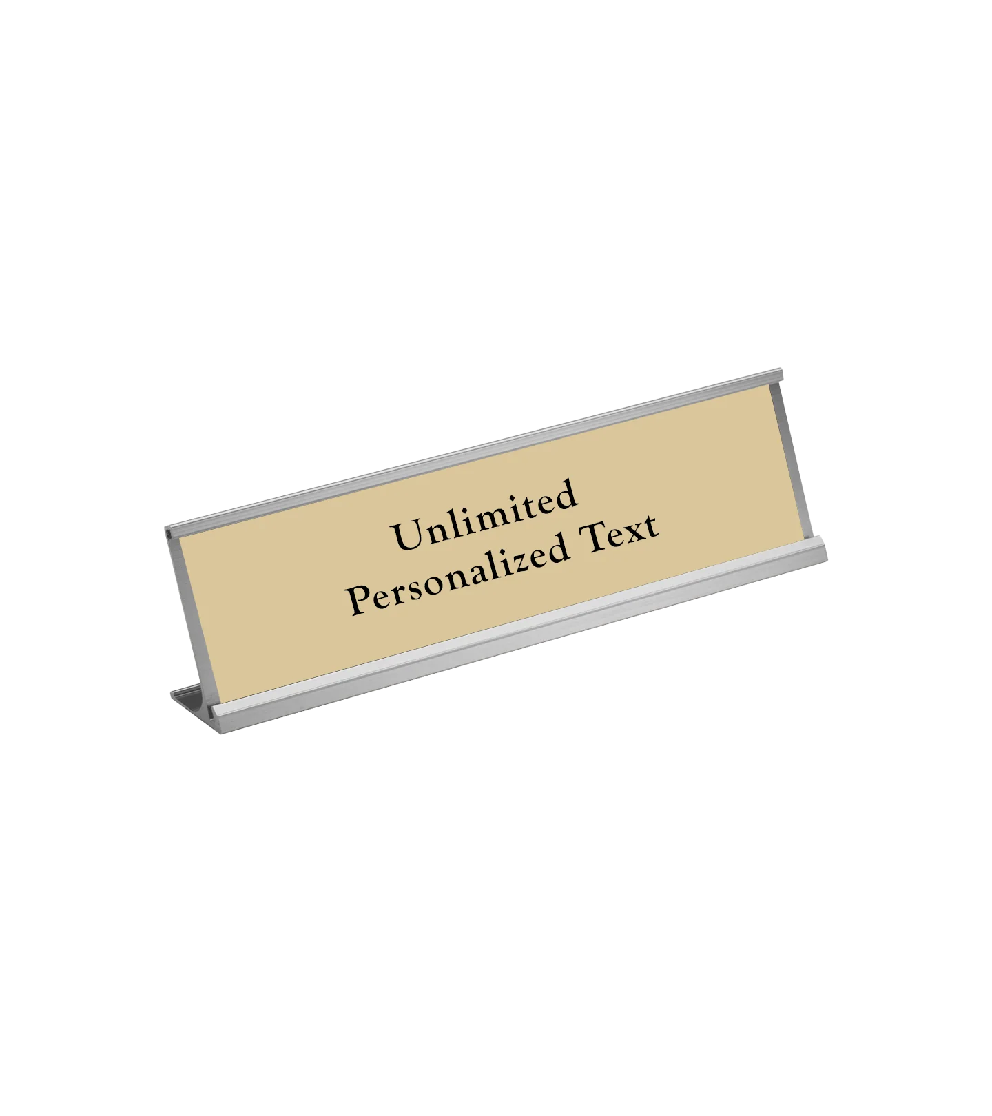 Silver Desk Name Plate Holder - Image 15