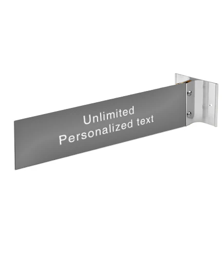 Silver Wall Bracket With Name Plate - Image 12