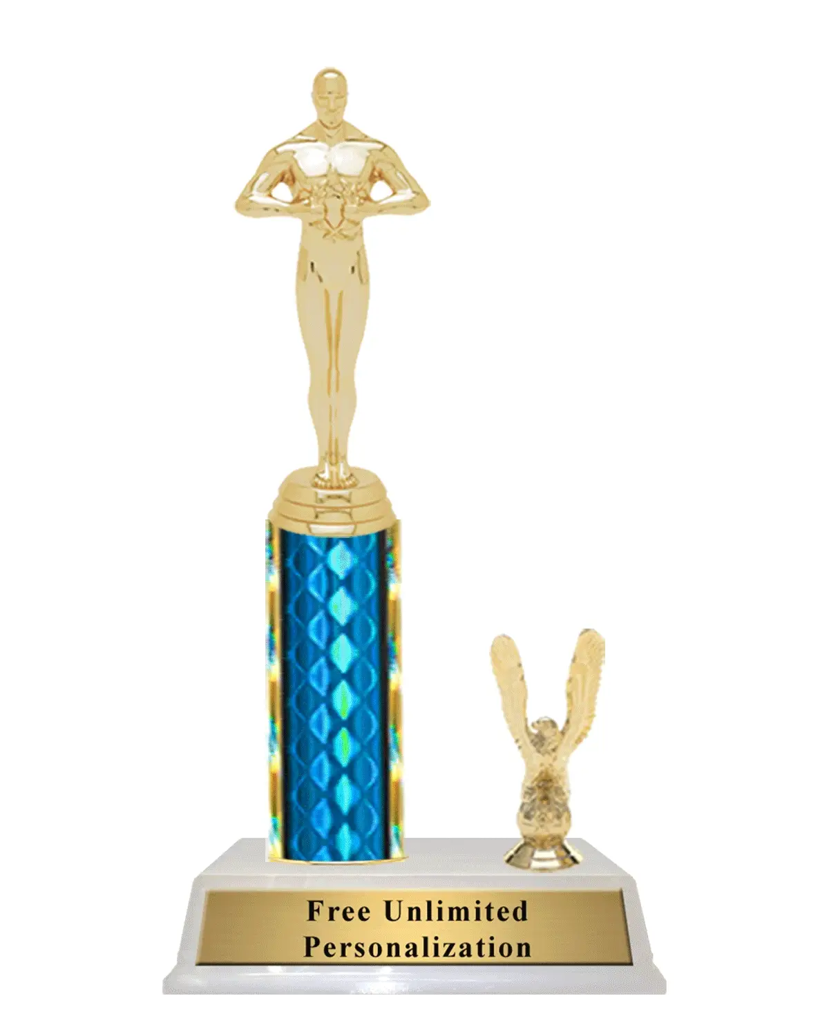 Single Column Trophy With Trim