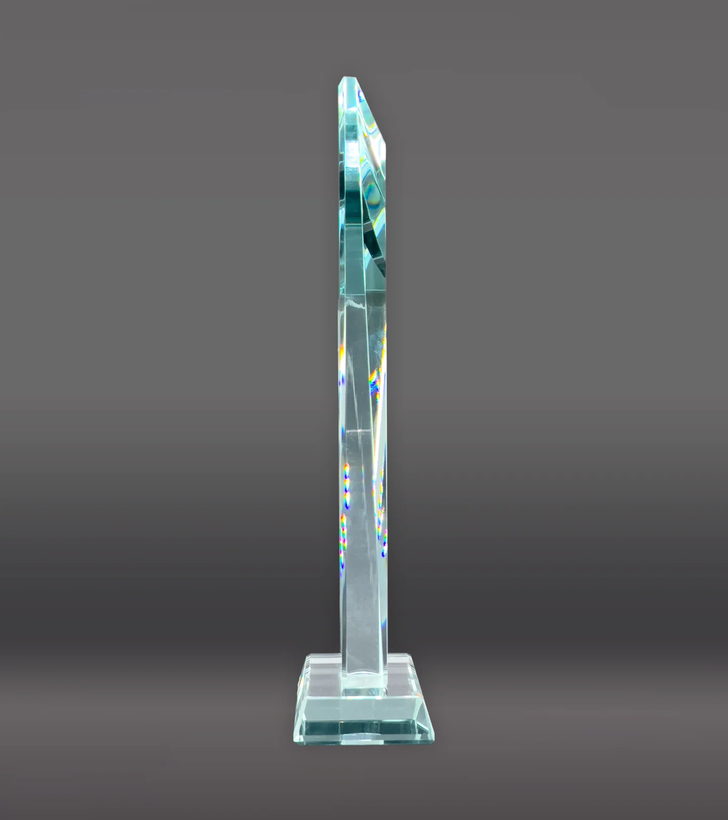 Slanted Peak Crystal Award - Image 3
