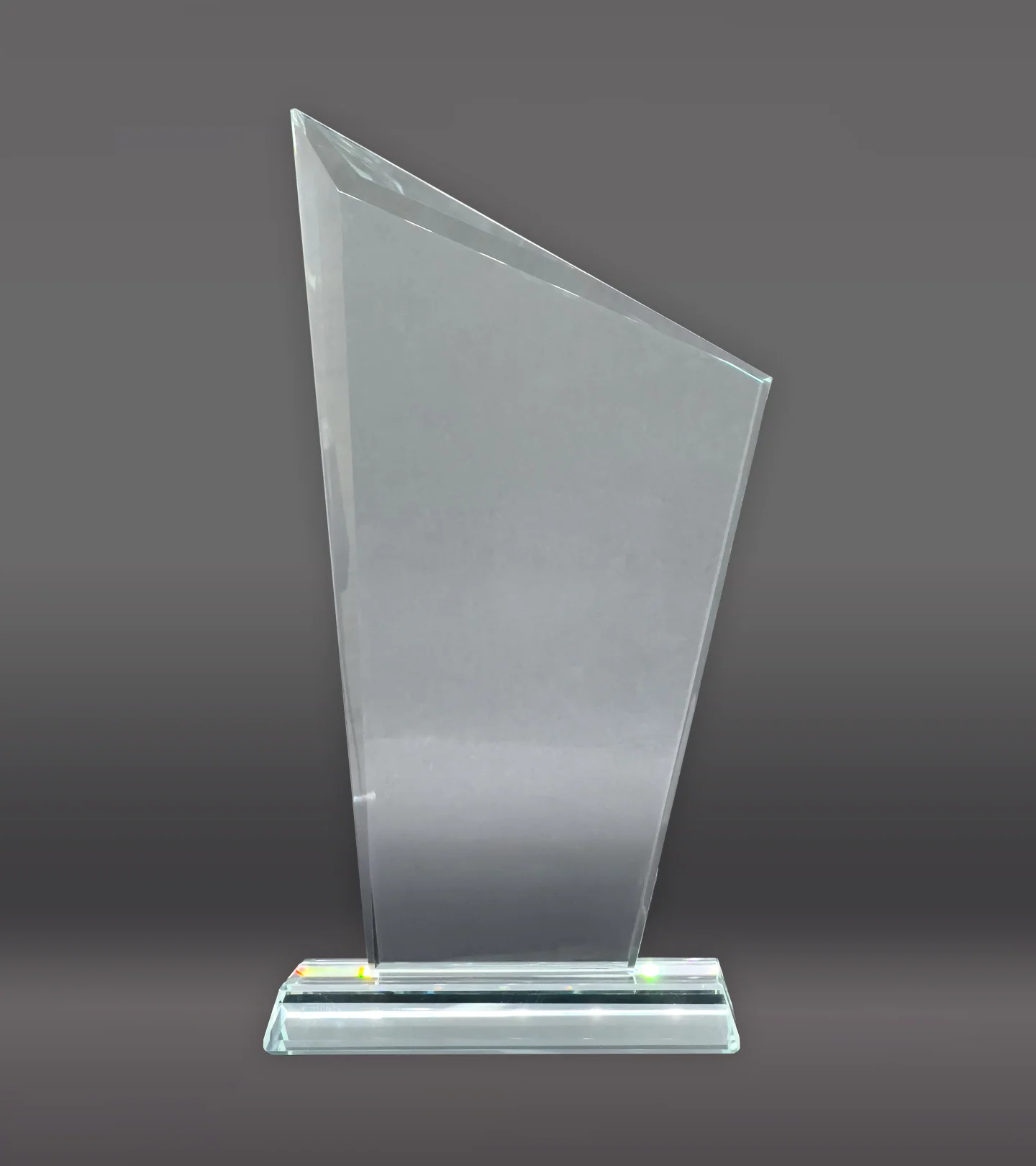 Slanted Peak Crystal Award - Image 4
