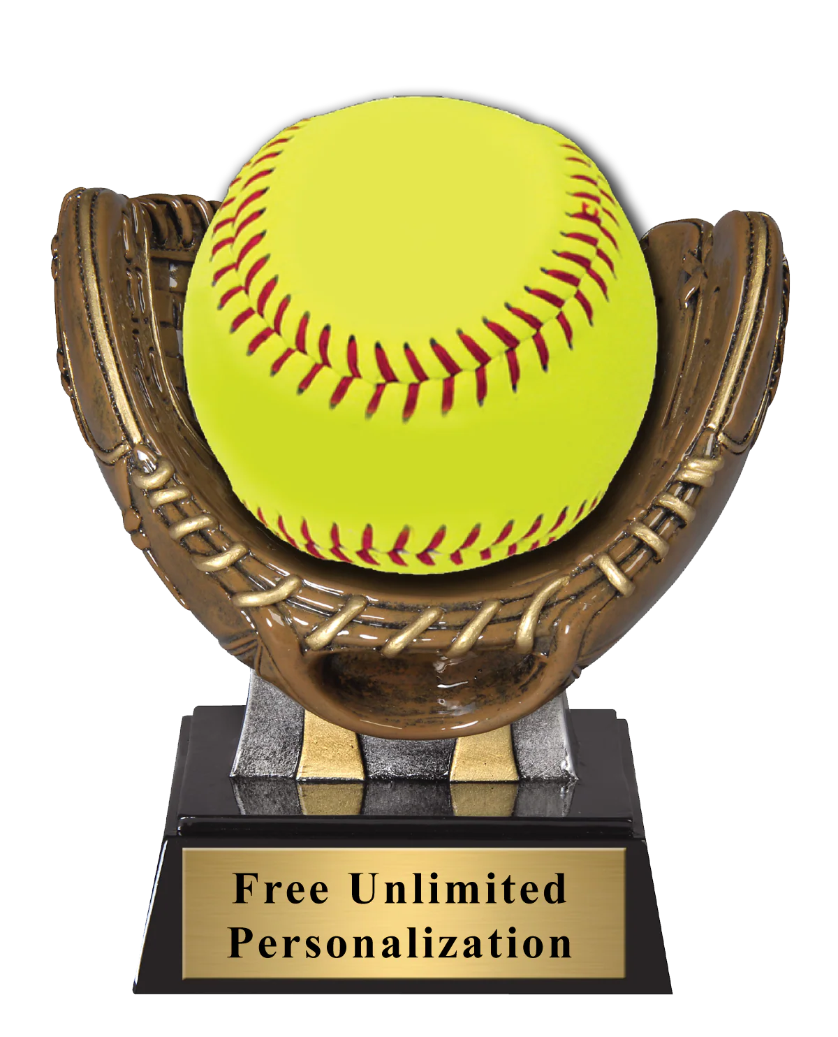 Softball Glove Ball Holder Trophy