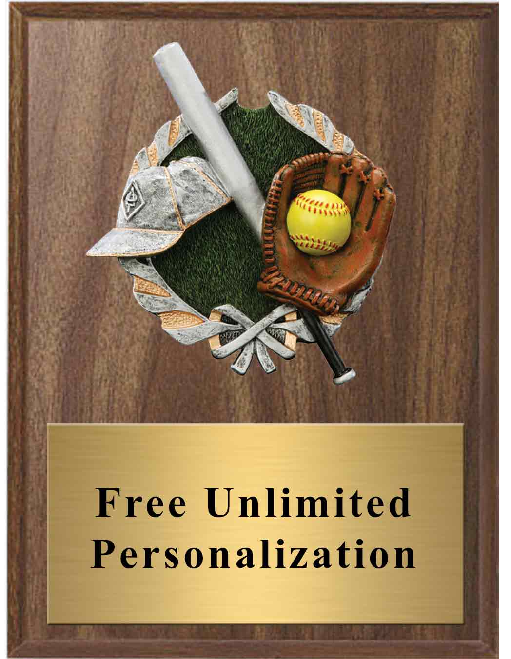Softball Millennium Plaque - Image 2