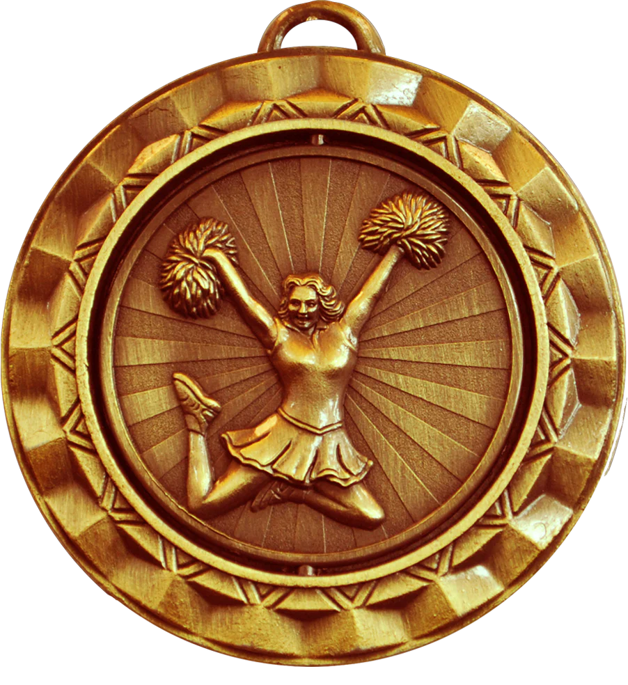 Spin Cheerleading Medal - Image 3