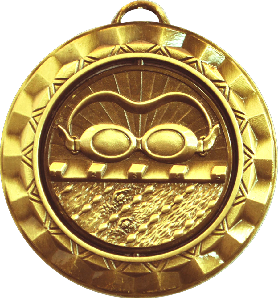Spin Swimming Medal