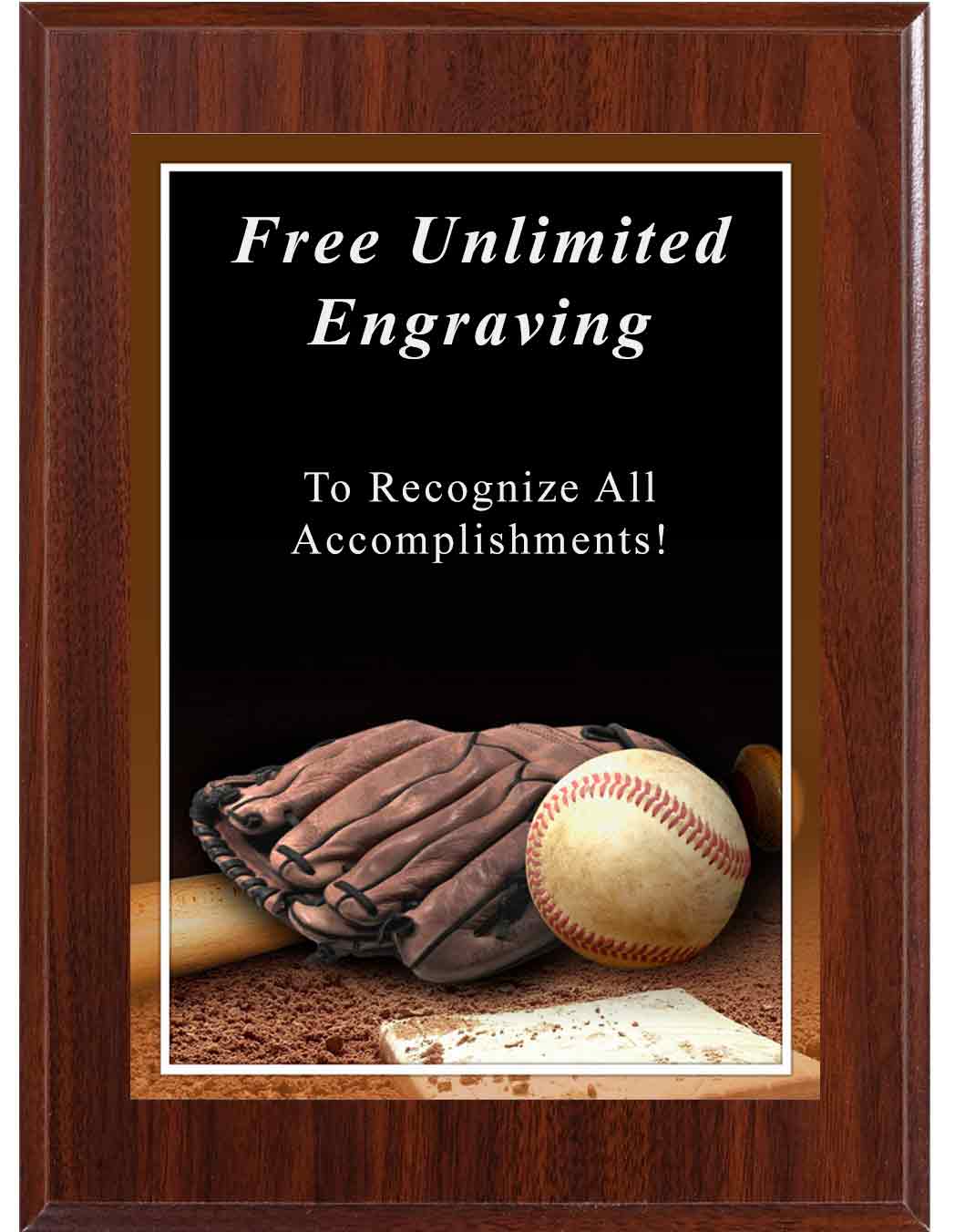 Sport Photo Baseball Plaque - Image 3