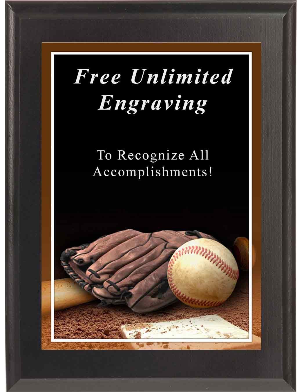 Sport Photo Baseball Plaque - Image 4