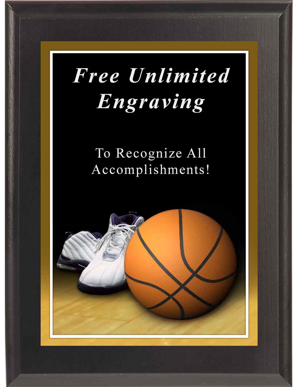Sport Photo Basketball Plaque - Image 4