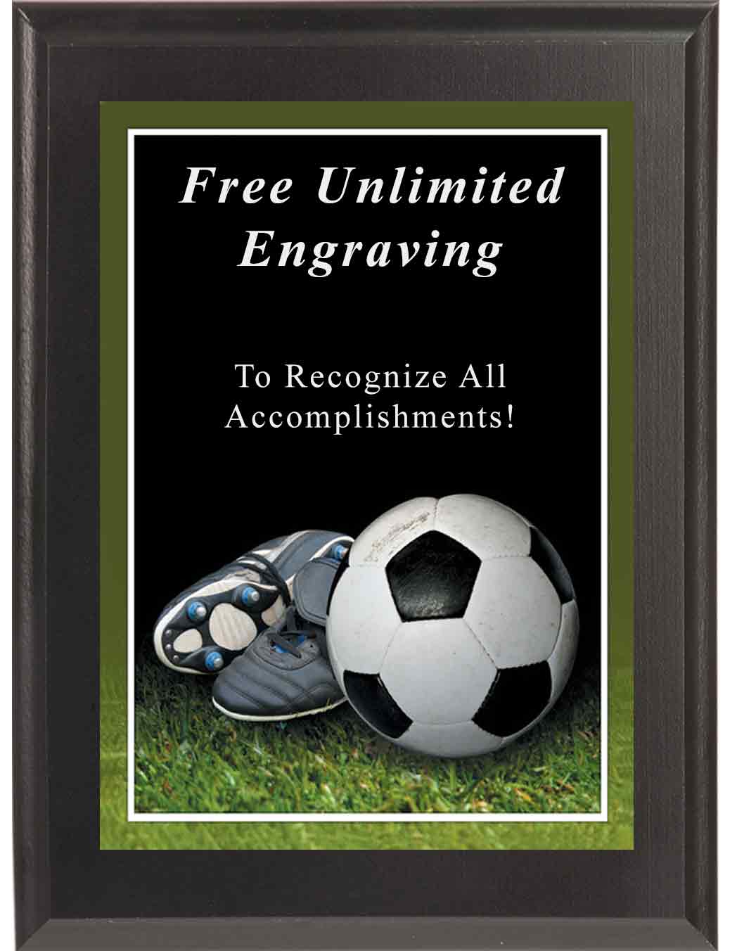 Sport Photo Soccer Plaque - Image 4