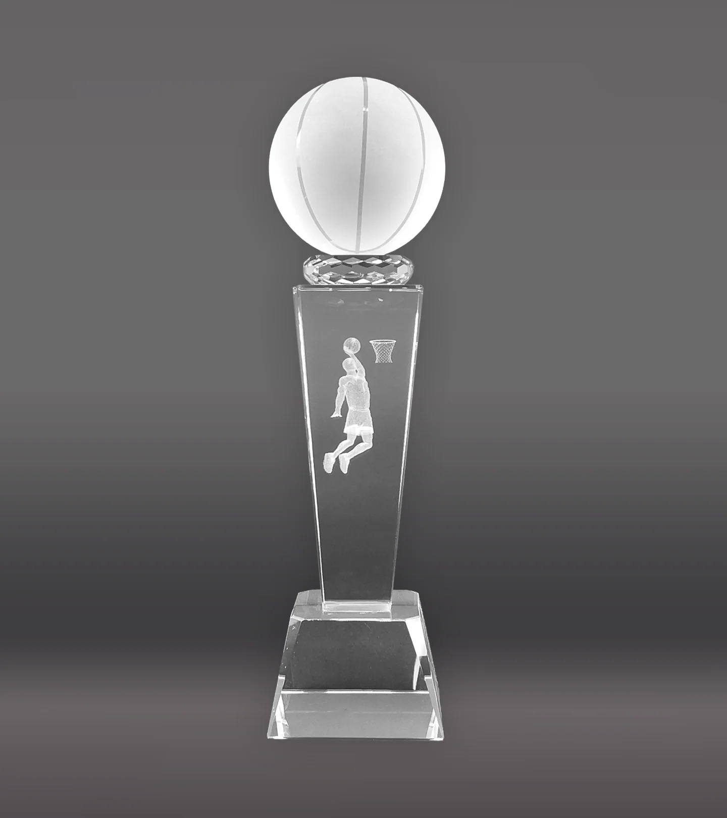 Sports Crystal Boys Basketball Award - Image 4