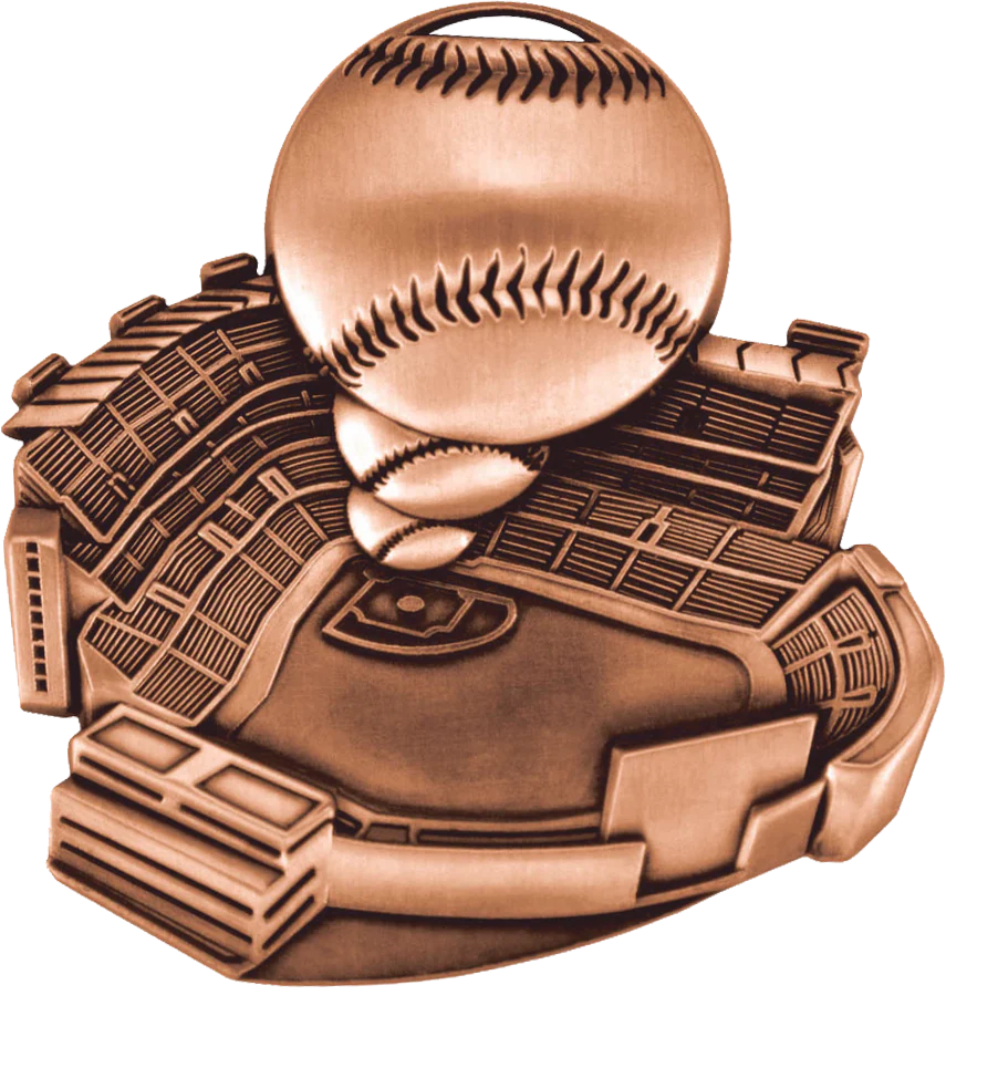 Stadium Baseball Medal - Image 3