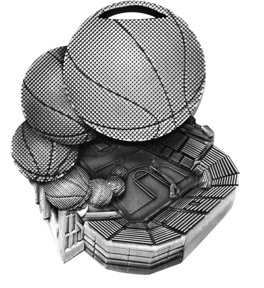 Stadium Basketball Medal - Image 2