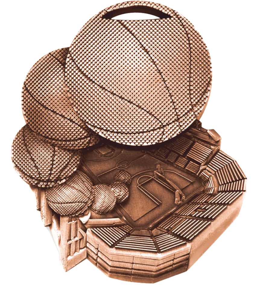 Stadium Basketball Medal - Image 3