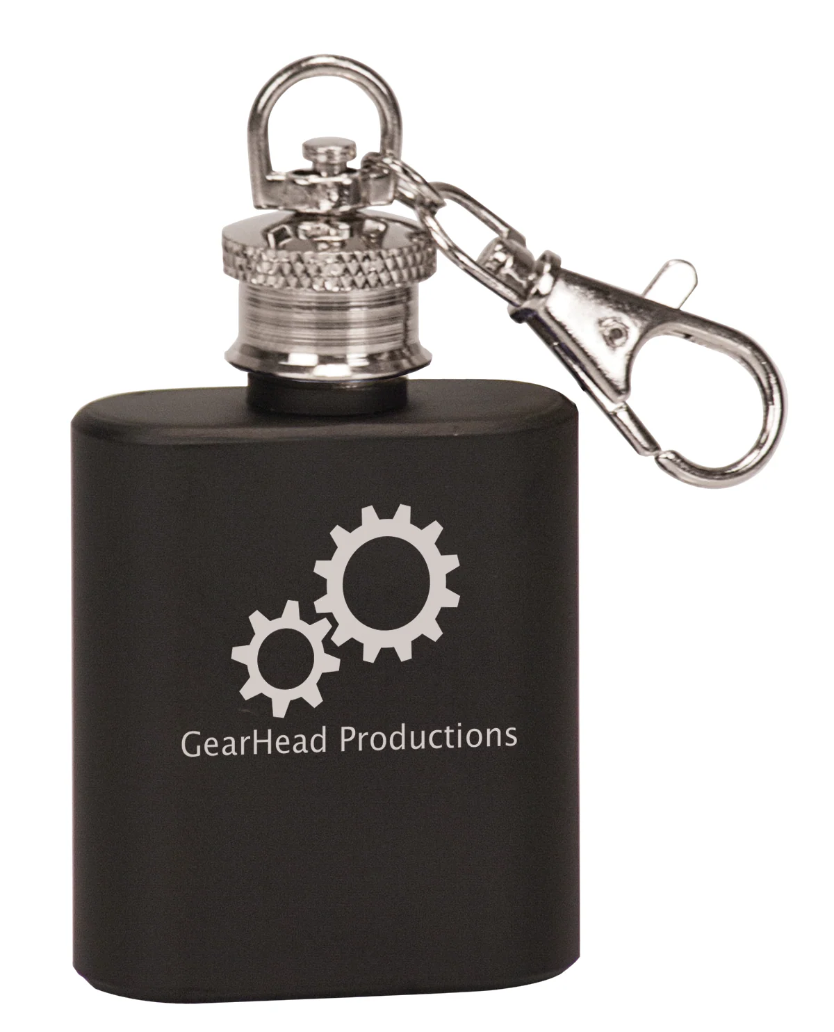 Stainless Steel Mini Flask Keychain - Image 4
