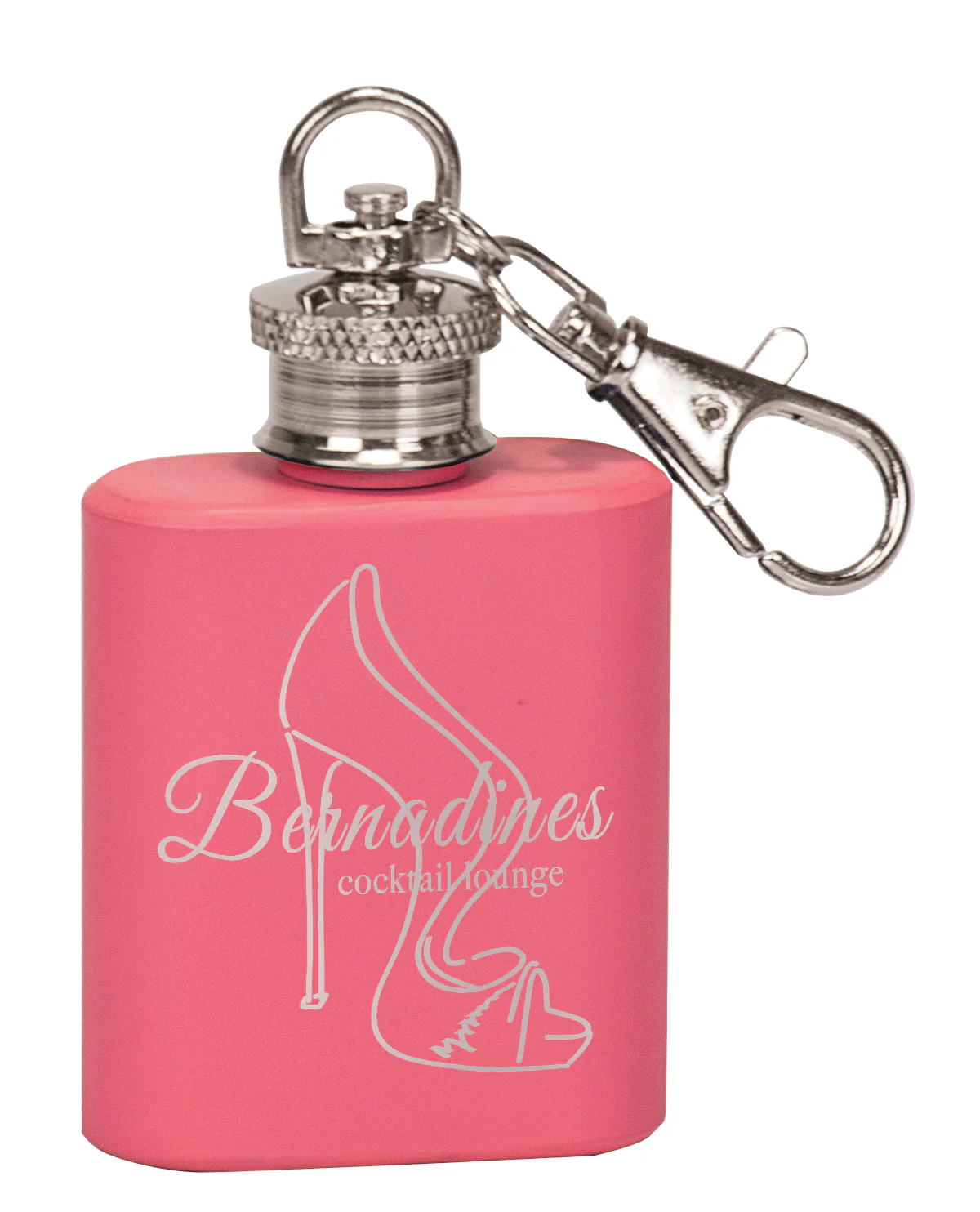 Stainless Steel Mini Flask Keychain - Image 5