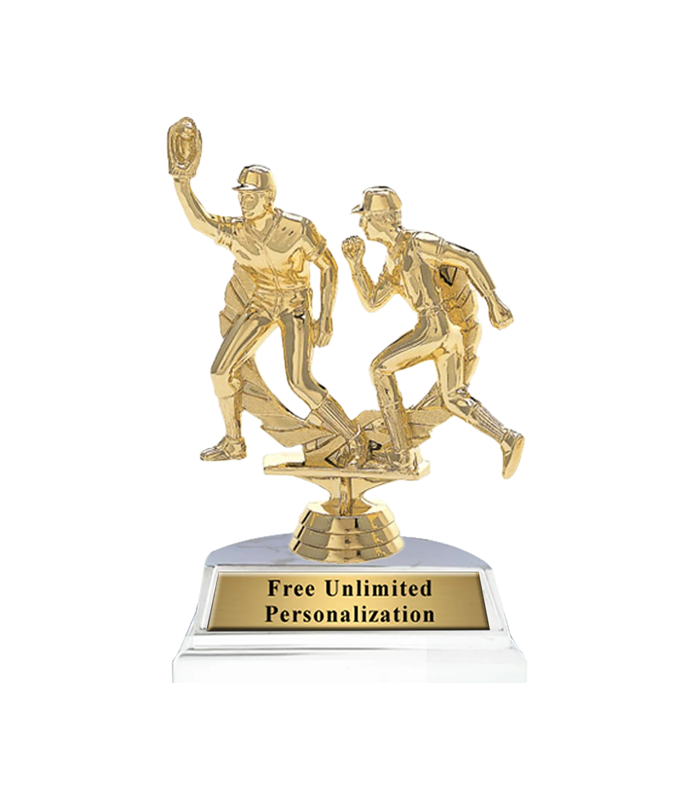 Standard Baseball Action Trophy - Image 2
