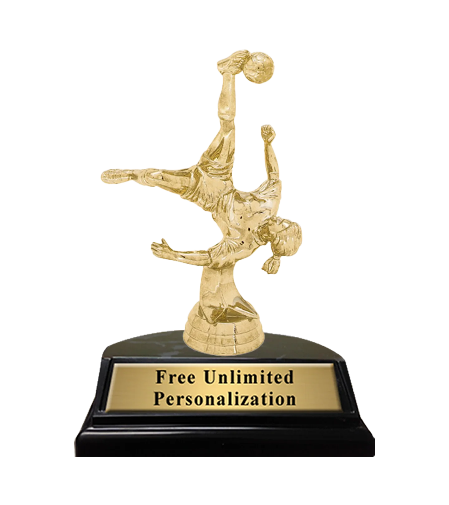 Standard Soccer Bicycle Kick Trophy