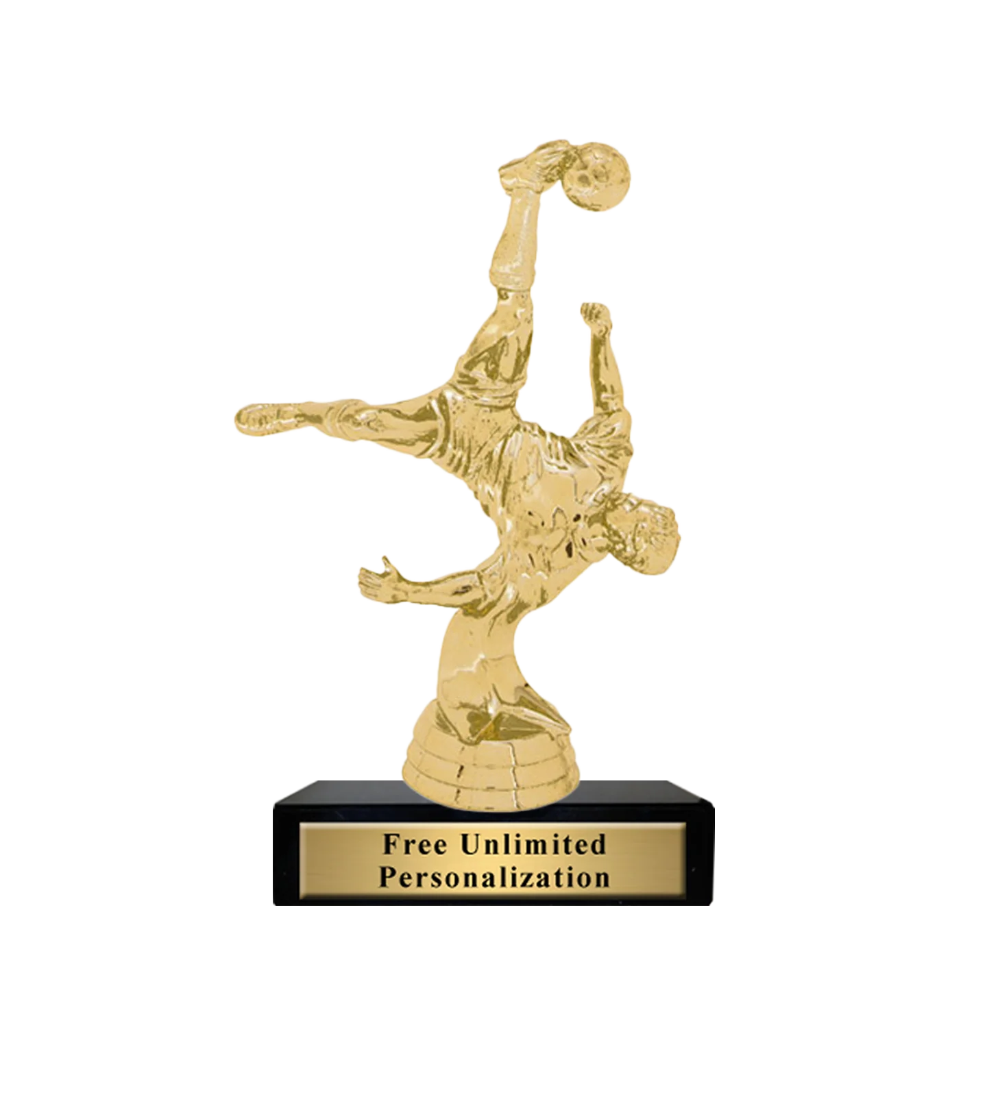 Standard Soccer Bicycle Kick Trophy - Image 5