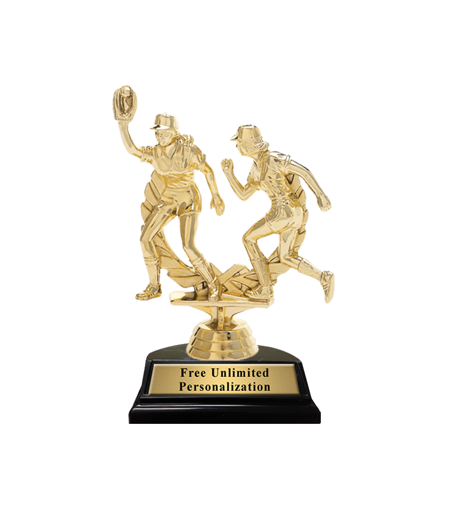 Standard Softball Action Trophy