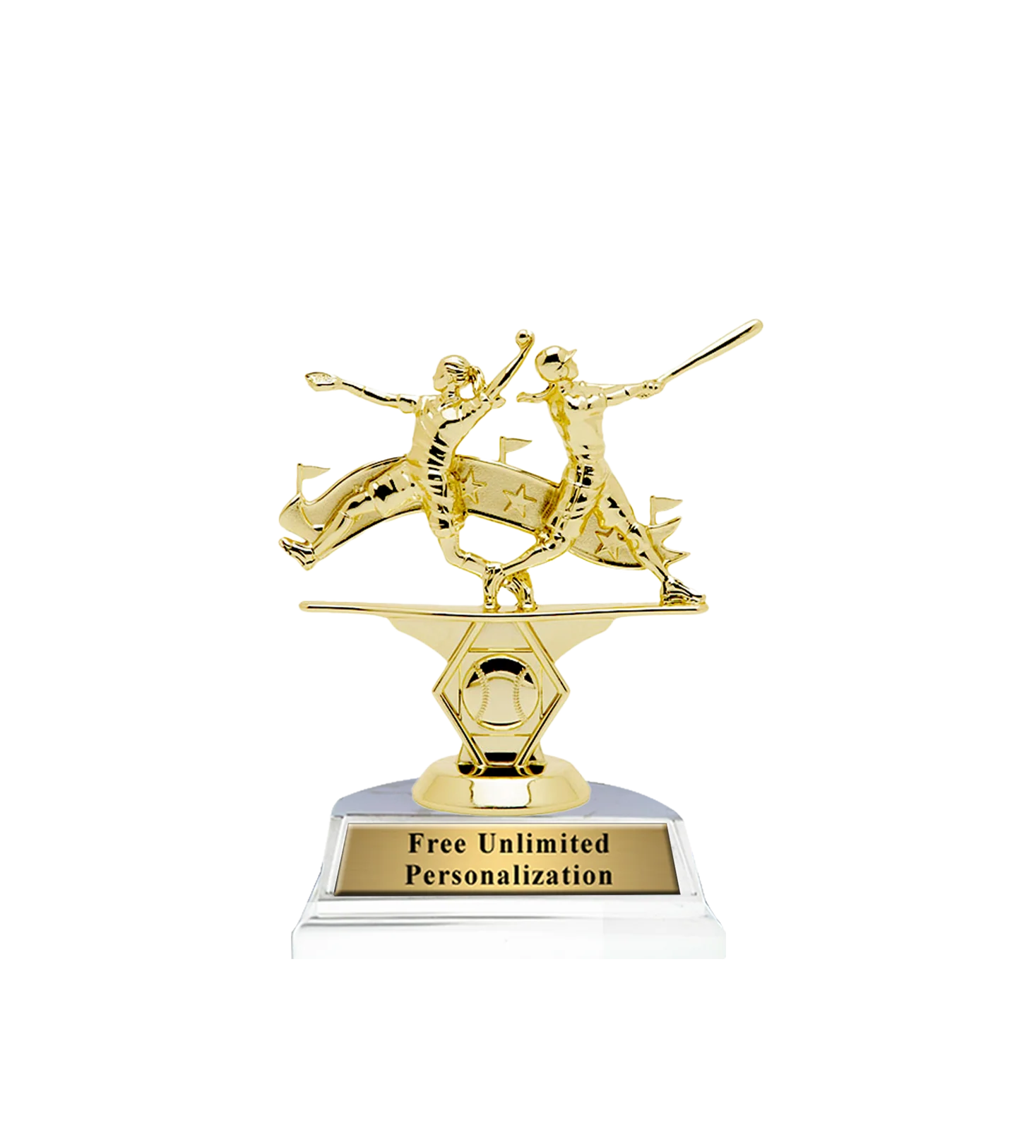 Standard Softball Double Action Trophy - Image 2