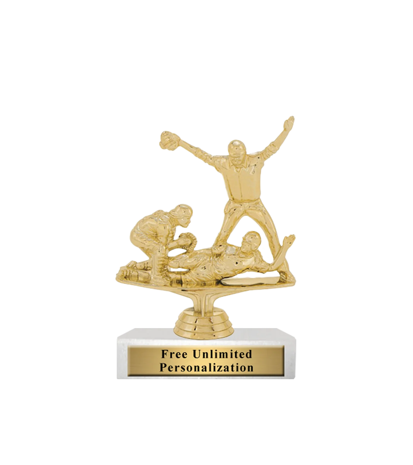 Standard Softball Umpire Trophy - Image 4