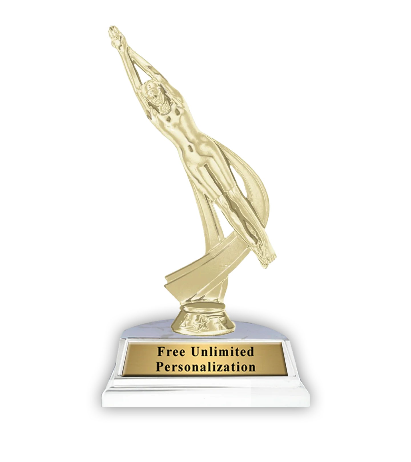 Standard Swimming Motion Trophy - Image 6