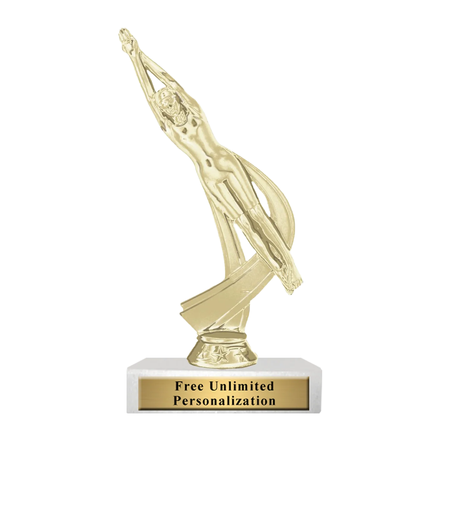 Standard Swimming Motion Trophy - Image 8