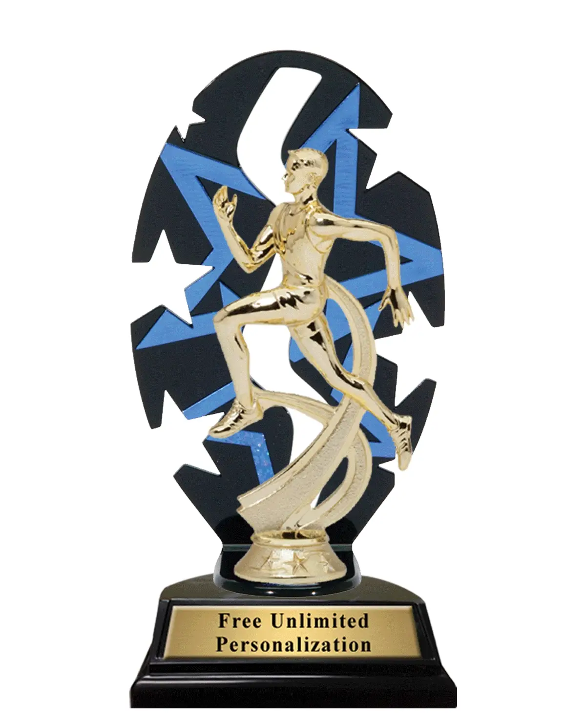Star Backdrop Track Trophy