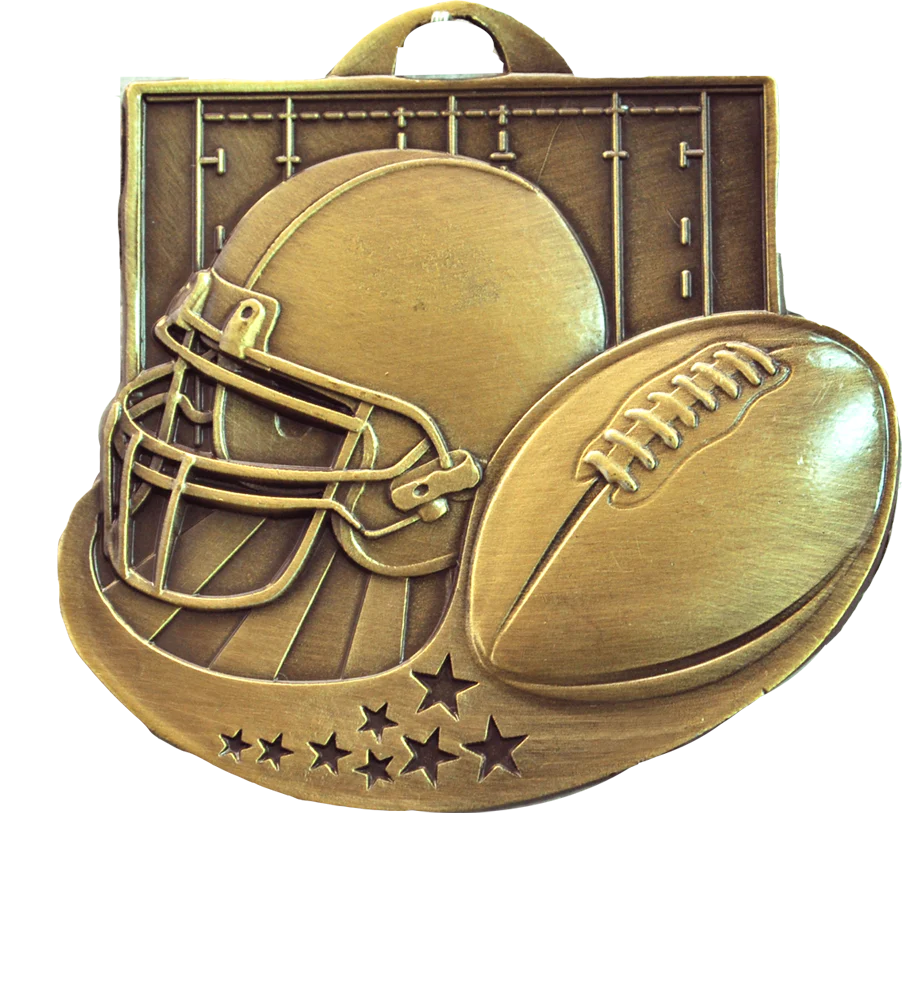 Star Blast Football Medal