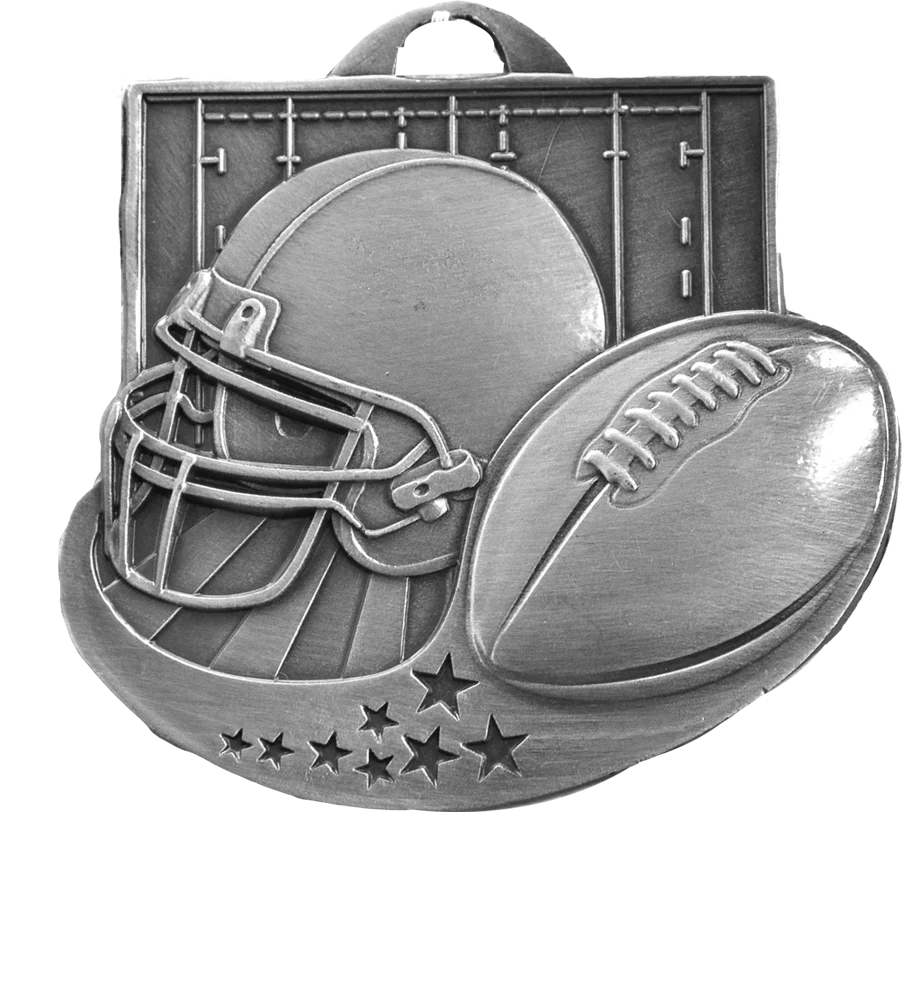Star Blast Football Medal - Image 2