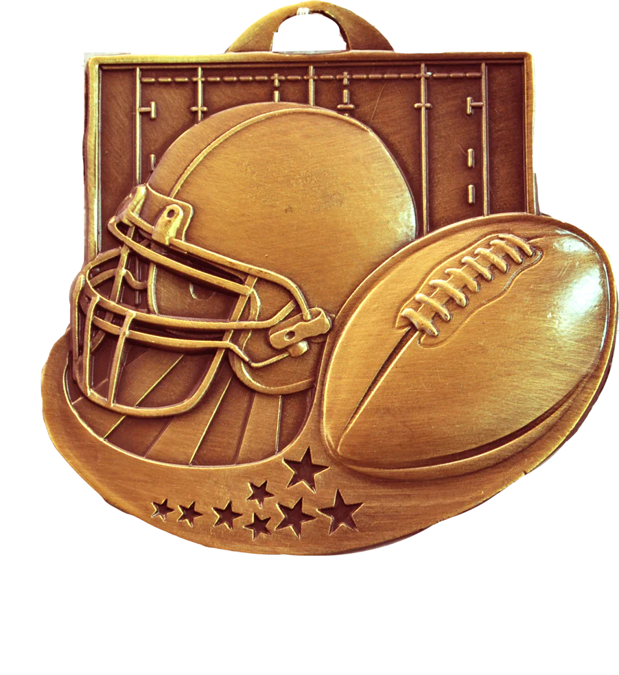 Star Blast Football Medal - Image 3