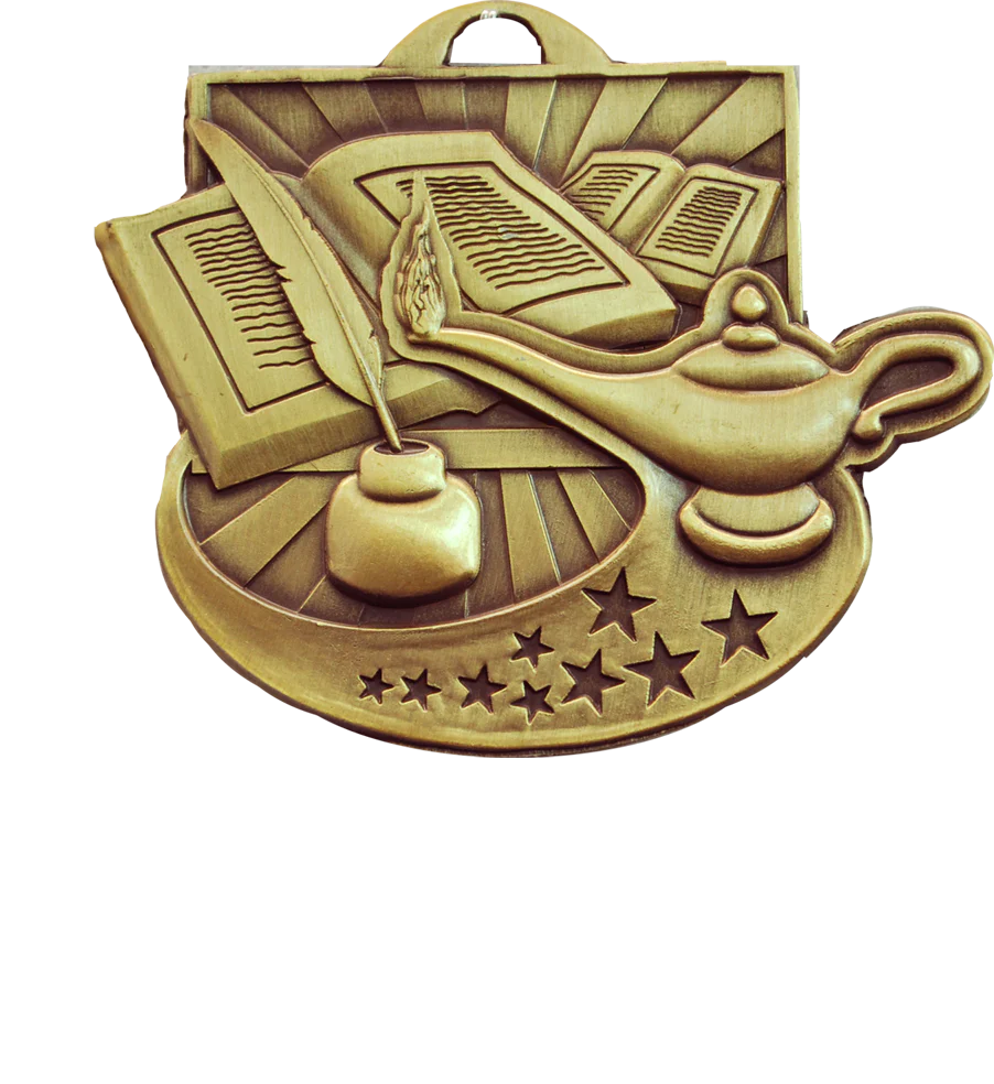 Star Blast Lamp of Learning Medal