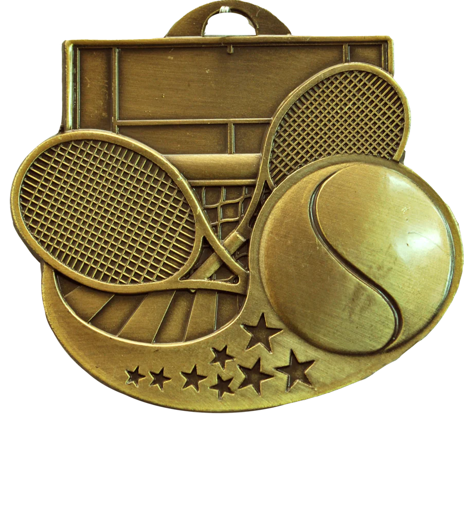 Star Blast Tennis Medal
