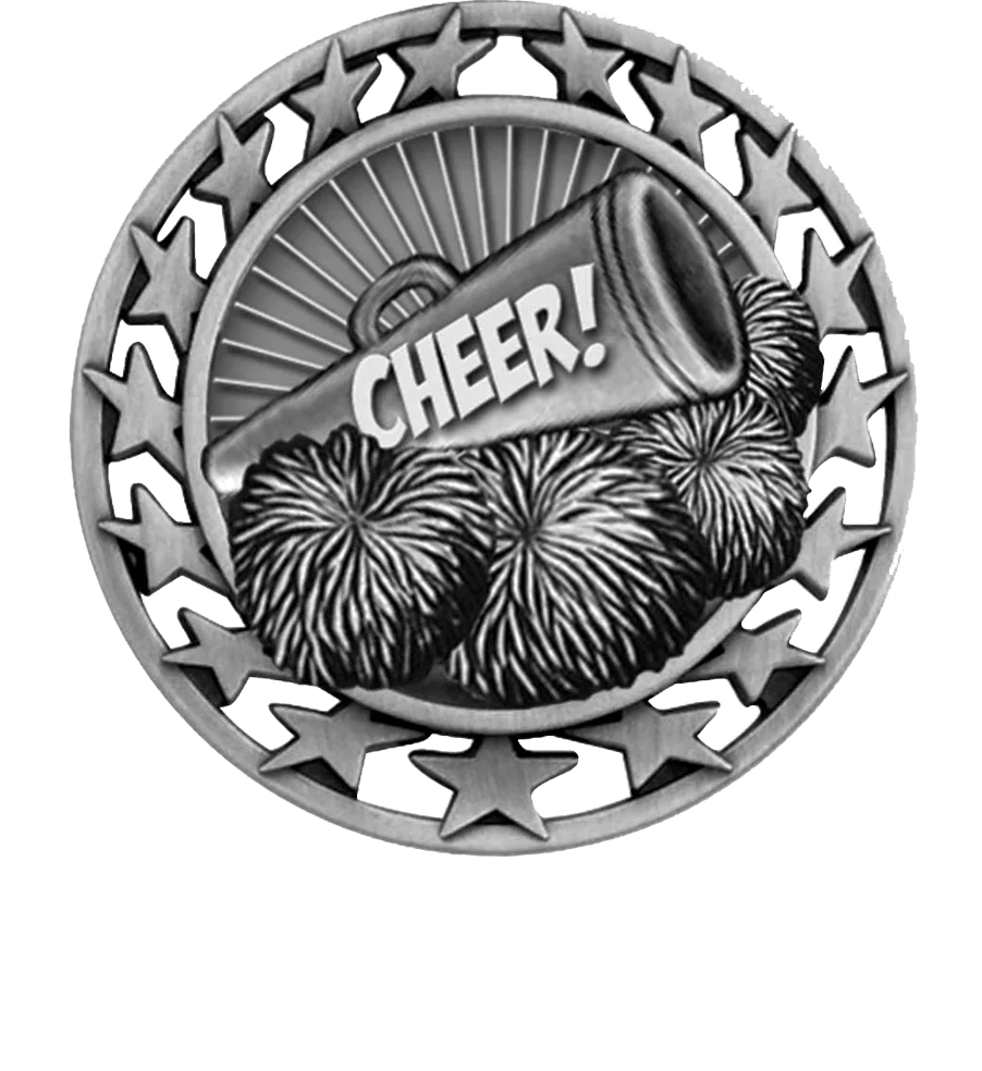 Star Circle Cheer Medal - Image 2