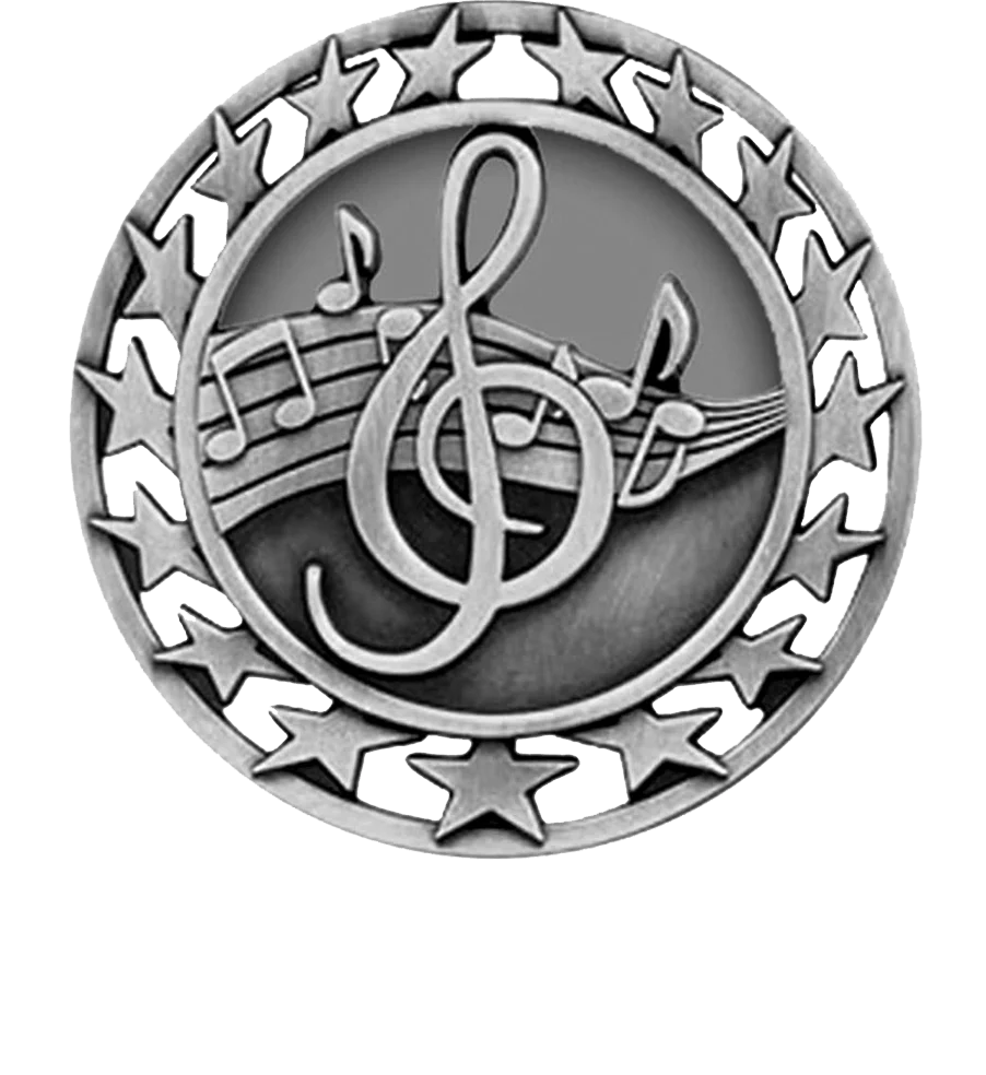 Star Circle Music Medal - Image 2