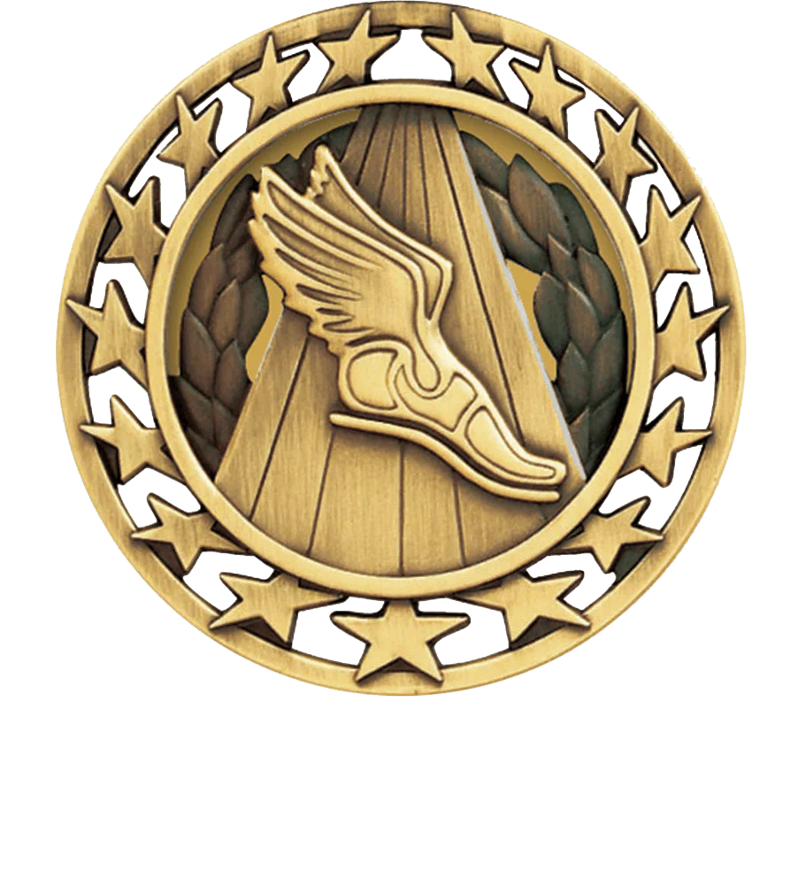 Star Circle Track Medal