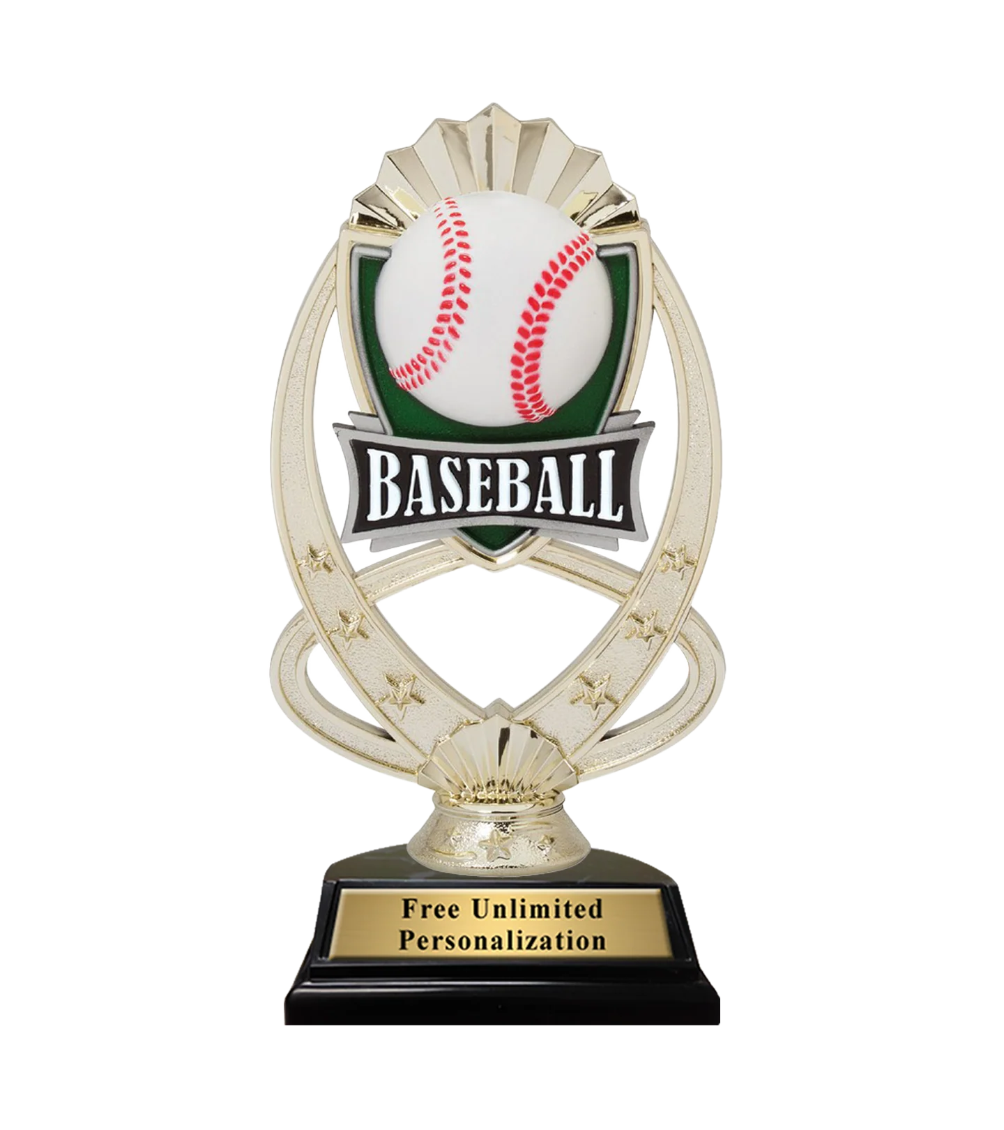 Star Meridian Baseball Trophy